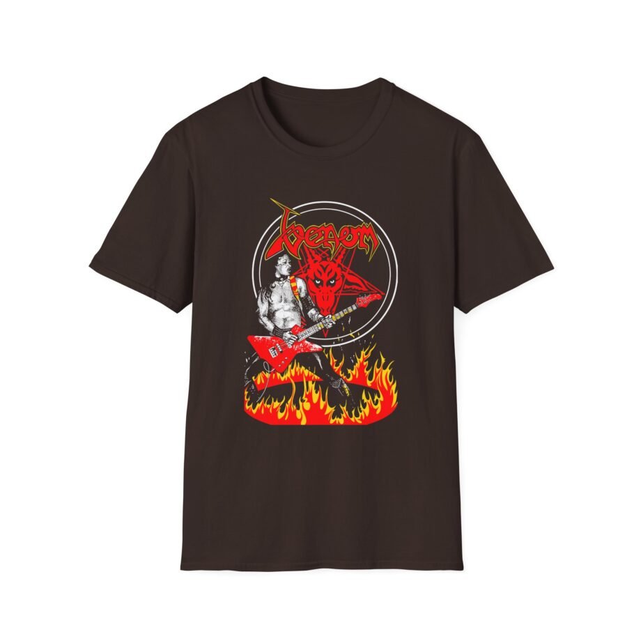 Venom Cronos in Flames Unisex Softstyle T-Shirt