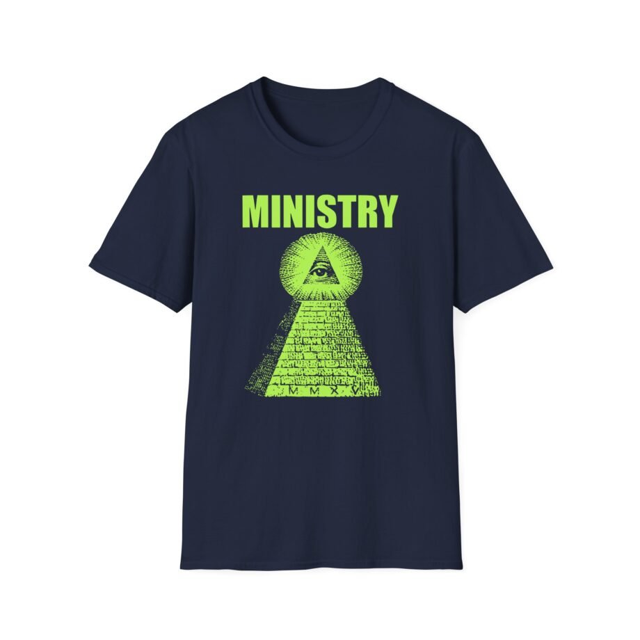Ministry Glow-in-the-dark Pyramid Unisex Softstyle T-Shirt