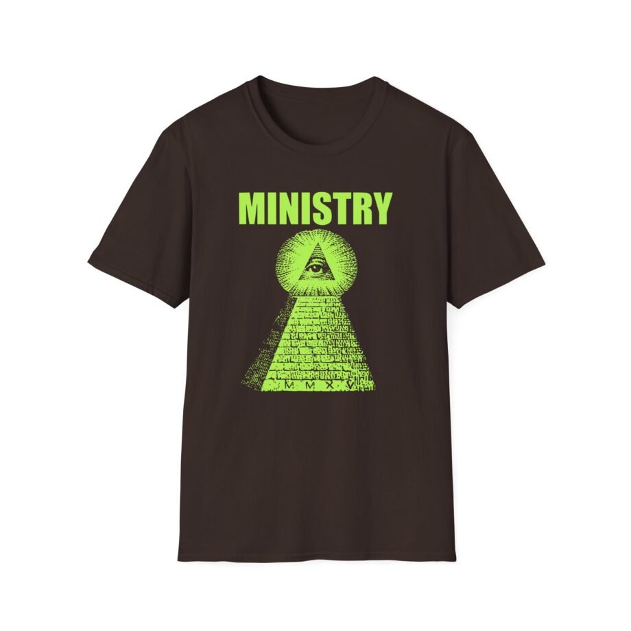Ministry Glow-in-the-dark Pyramid Unisex Softstyle T-Shirt