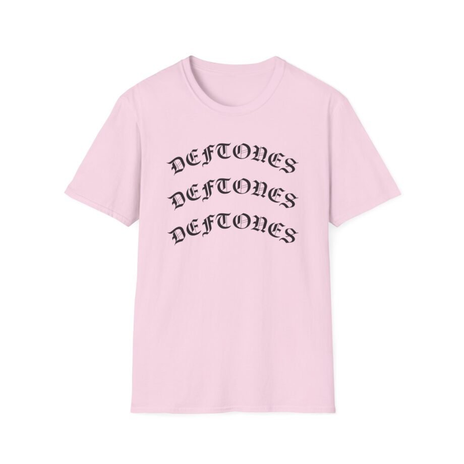 Deftones Gothic Logo Unisex Softstyle T-Shirt