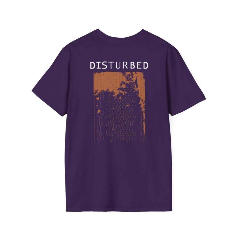 Disturbed Numb the Sickness Tour Unisex Softstyle T-Shirt