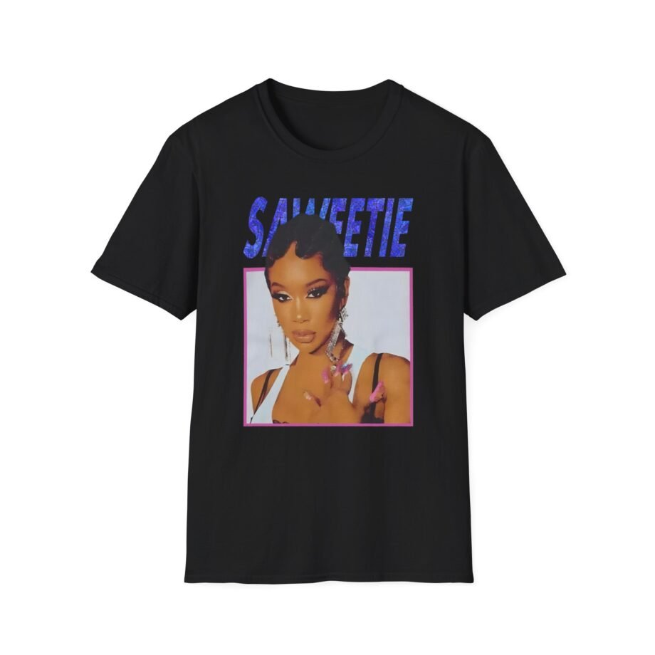 Saweetie Portrait Unisex Softstyle T-Shirt