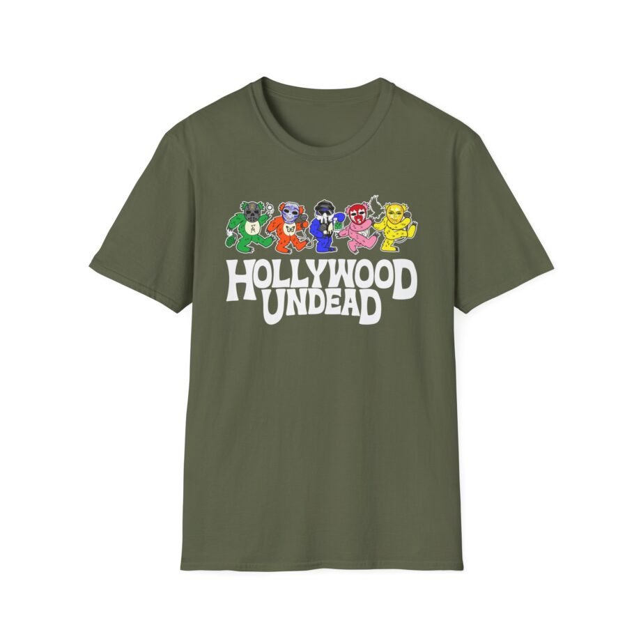 Hollywood Undead Un-dead Head Unisex Softstyle T-Shirt