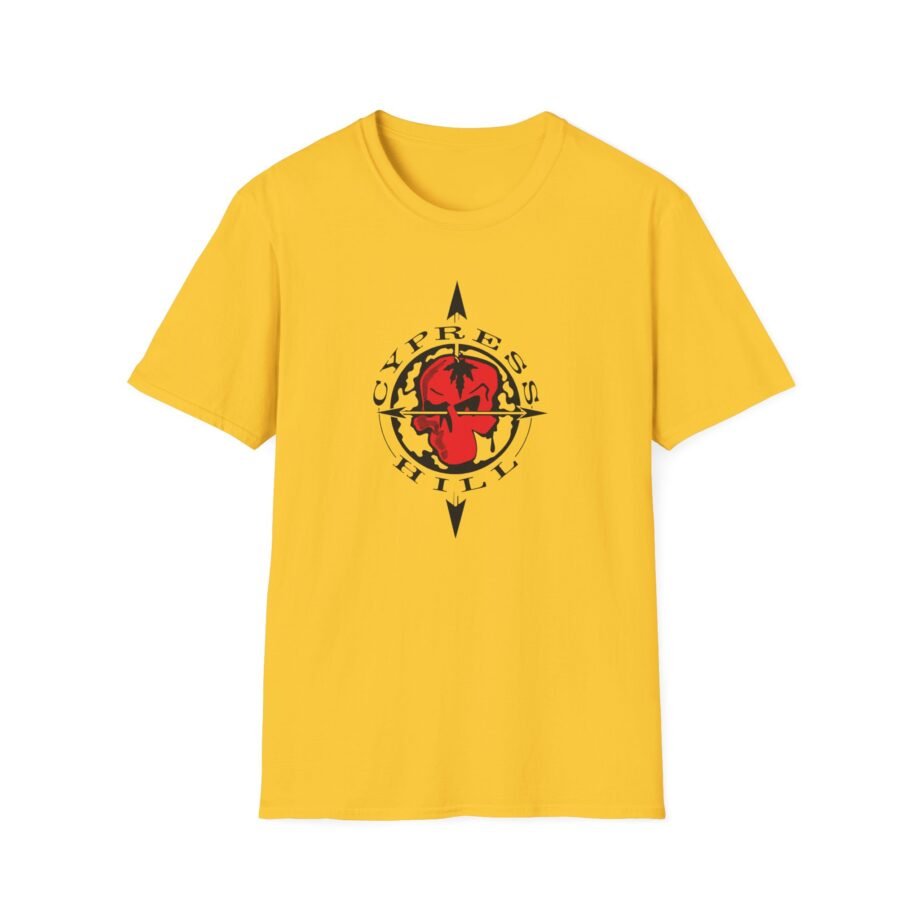 Cypress Hill Crazy Insane OG Skull N Compass Unisex Softstyle T-Shirt