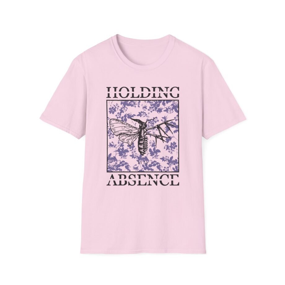 Holding Absence Floral Moth Unisex Softstyle T-Shirt