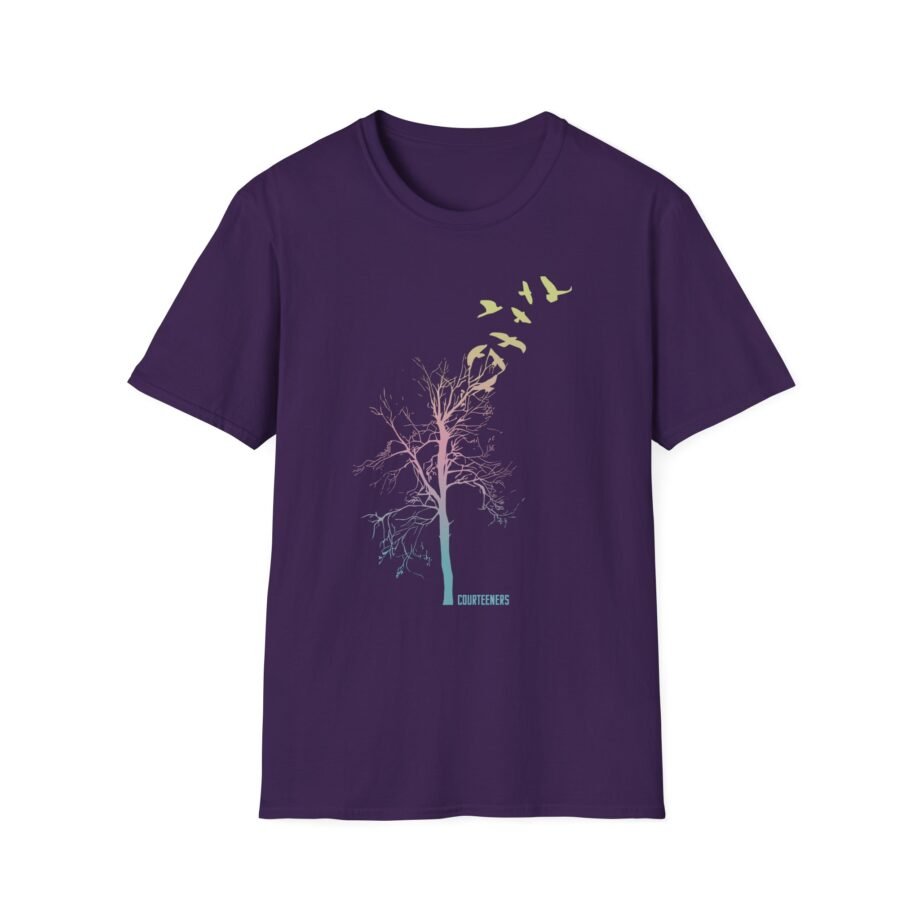 Courteeners Pastel Ombre Tree Unisex Softstyle T-Shirt