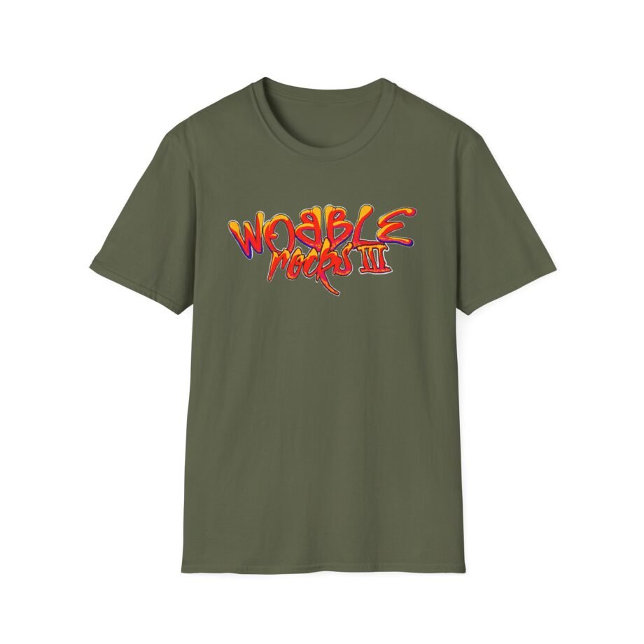 Ganja White Night Wobble Rocks Unisex Softstyle T-Shirt