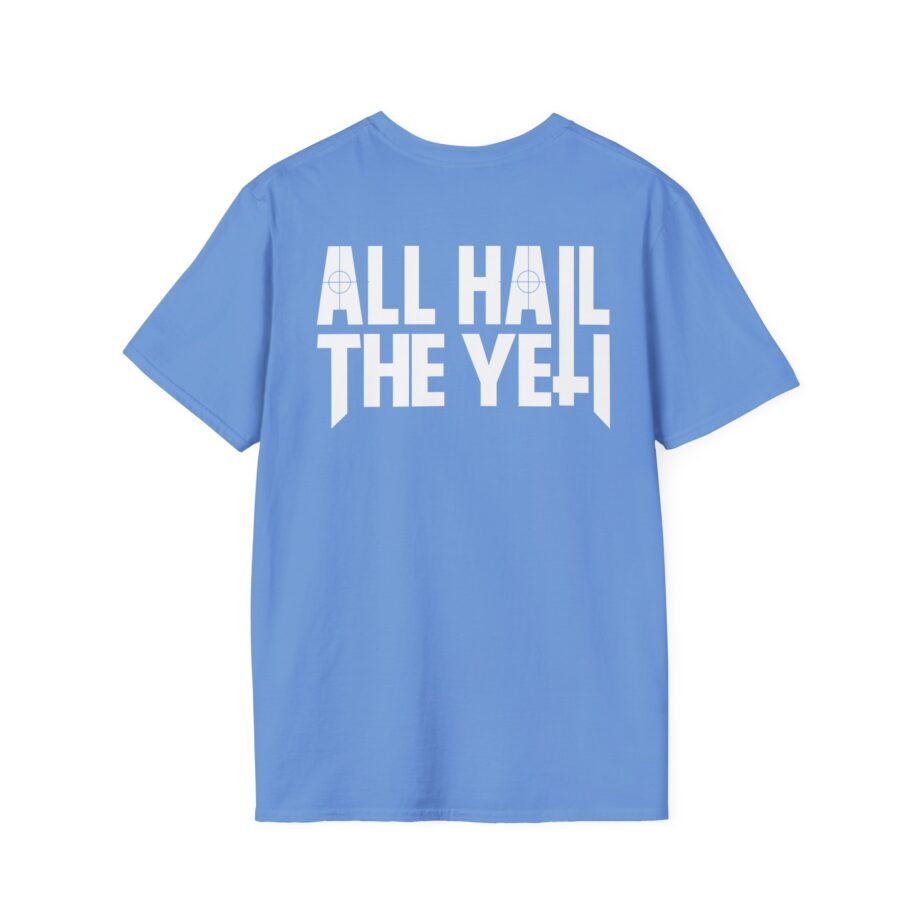 All Hail the Yeti Side Logo Unisex Softstyle T-Shirt