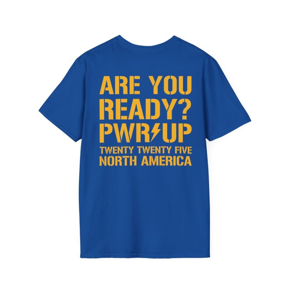 Acdc Are You Ready? Pwr Up 2025 Tour Unisex Softstyle T-Shirt