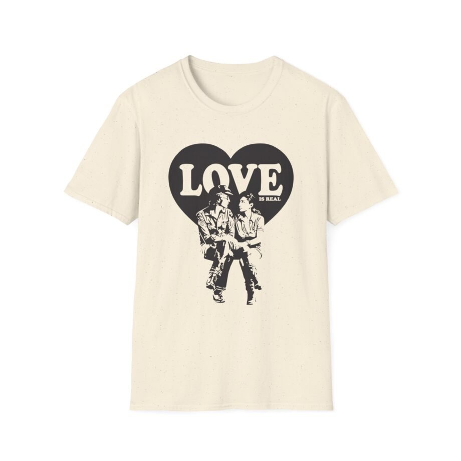 John Lennon Love is Real Unisex Softstyle T-Shirt