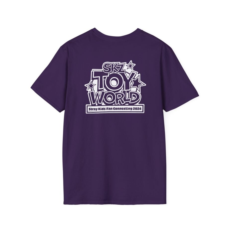 Stray Kids Fan Connecting 2024 Skz Toy World Unisex Softstyle T-Shirt
