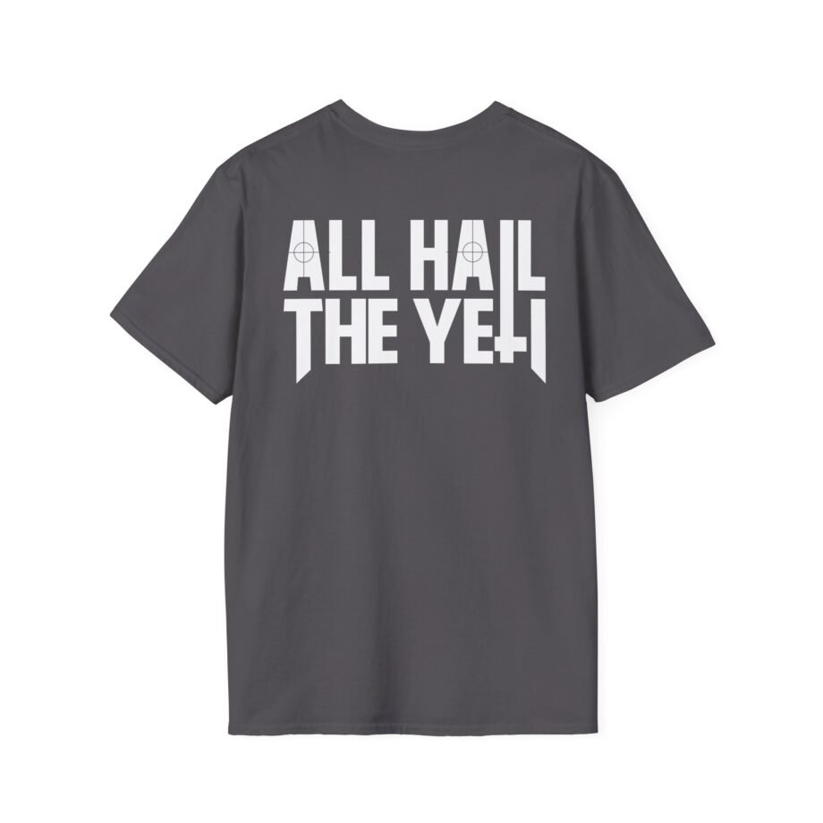 All Hail the Yeti Side Logo Unisex Softstyle T-Shirt
