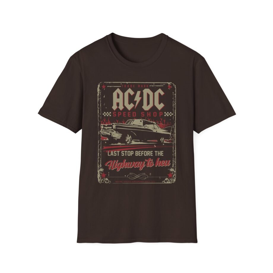 Acdc Speedshop Unisex Softstyle T-Shirt