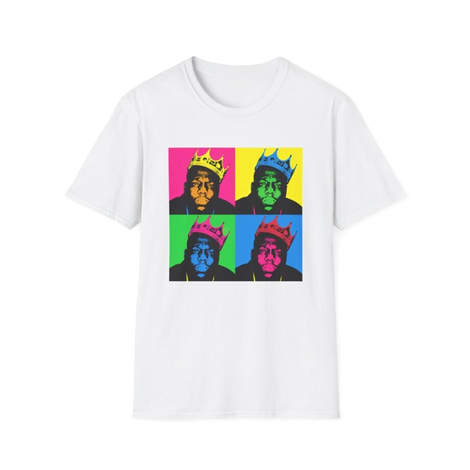 Biggie Smalls Crown Pop Art Unisex Softstyle T-Shirt