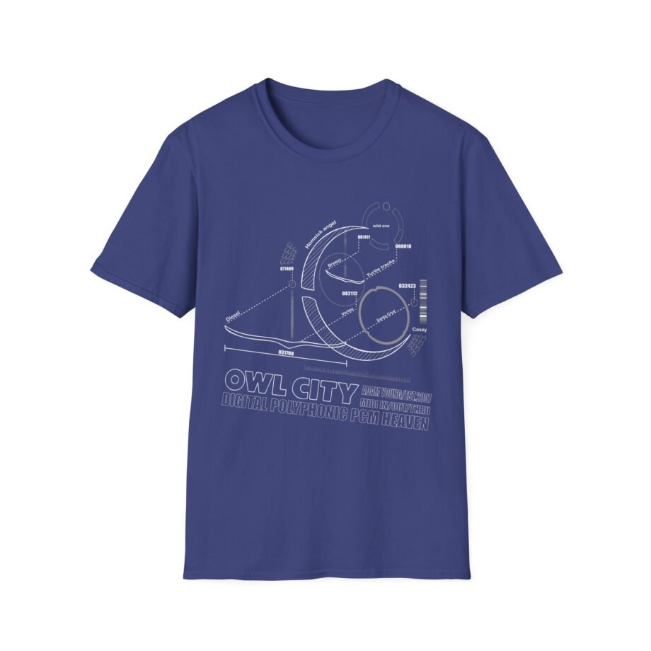Owl City Schematic Unisex Soft-style T-shirt
