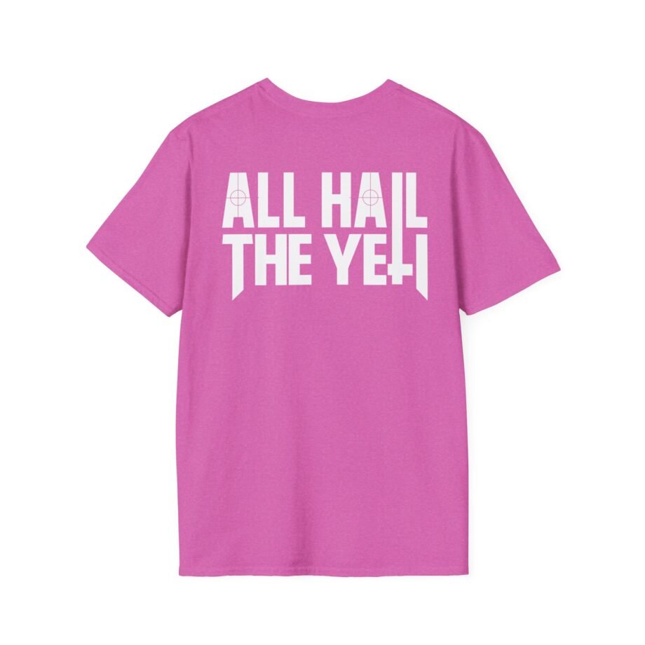 All Hail the Yeti Side Logo Unisex Softstyle T-Shirt