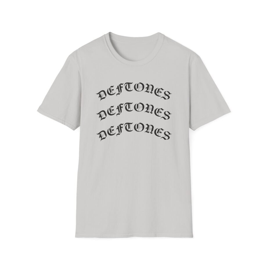 Deftones Gothic Logo Unisex Softstyle T-Shirt