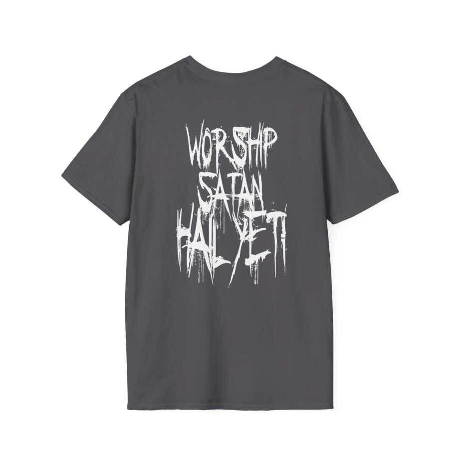 All Hail the Yeti Worship Satan Unisex Softstyle T-Shirt