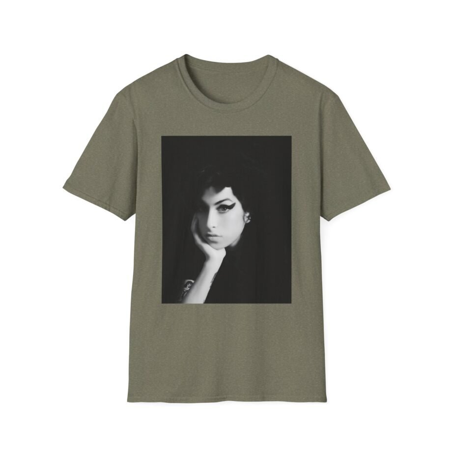 Amy Winehouse Portrait Unisex Softstyle T-Shirt