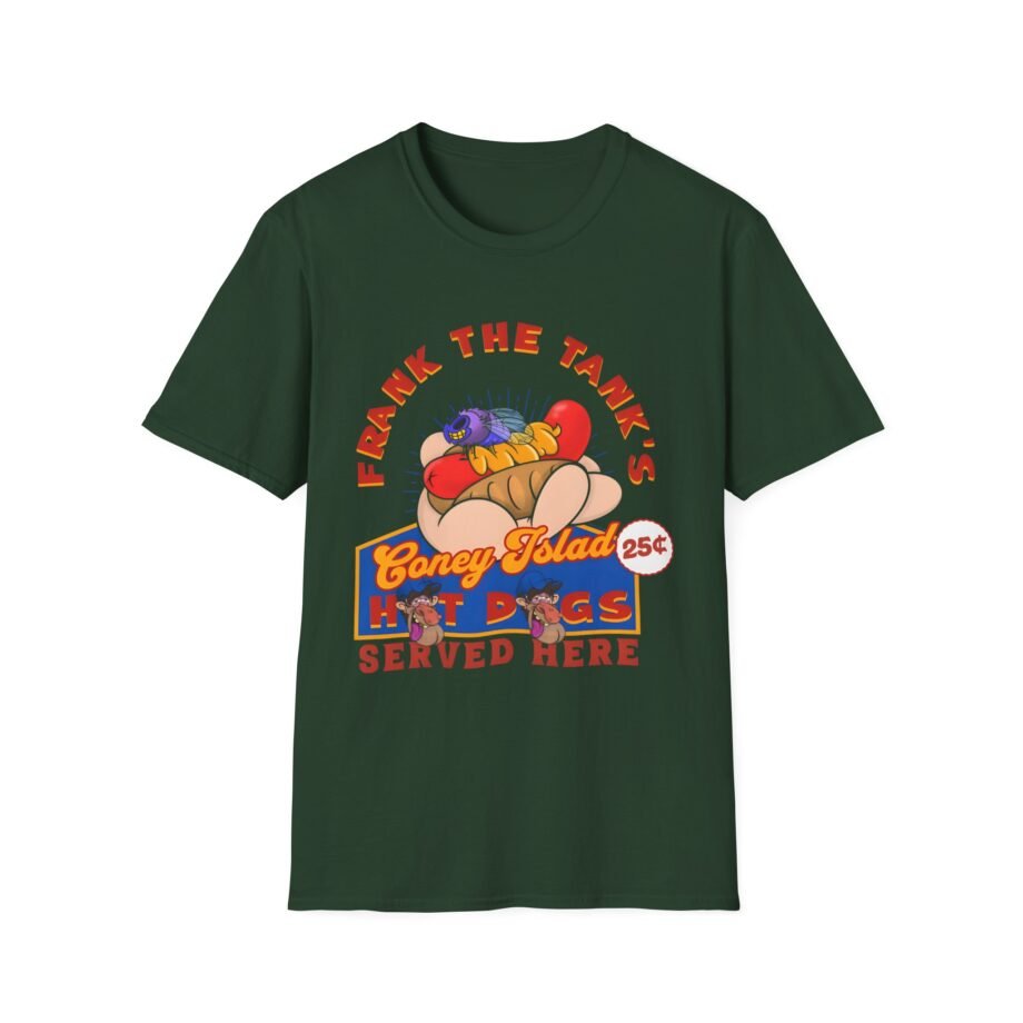 Detroit Lions Funny Frank the Tank Unisex Softstyle T-Shirt