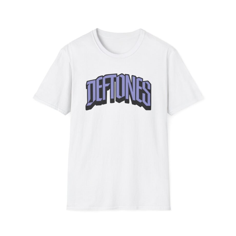 Deftones Tack Twill Logo Unisex Softstyle T-Shirt