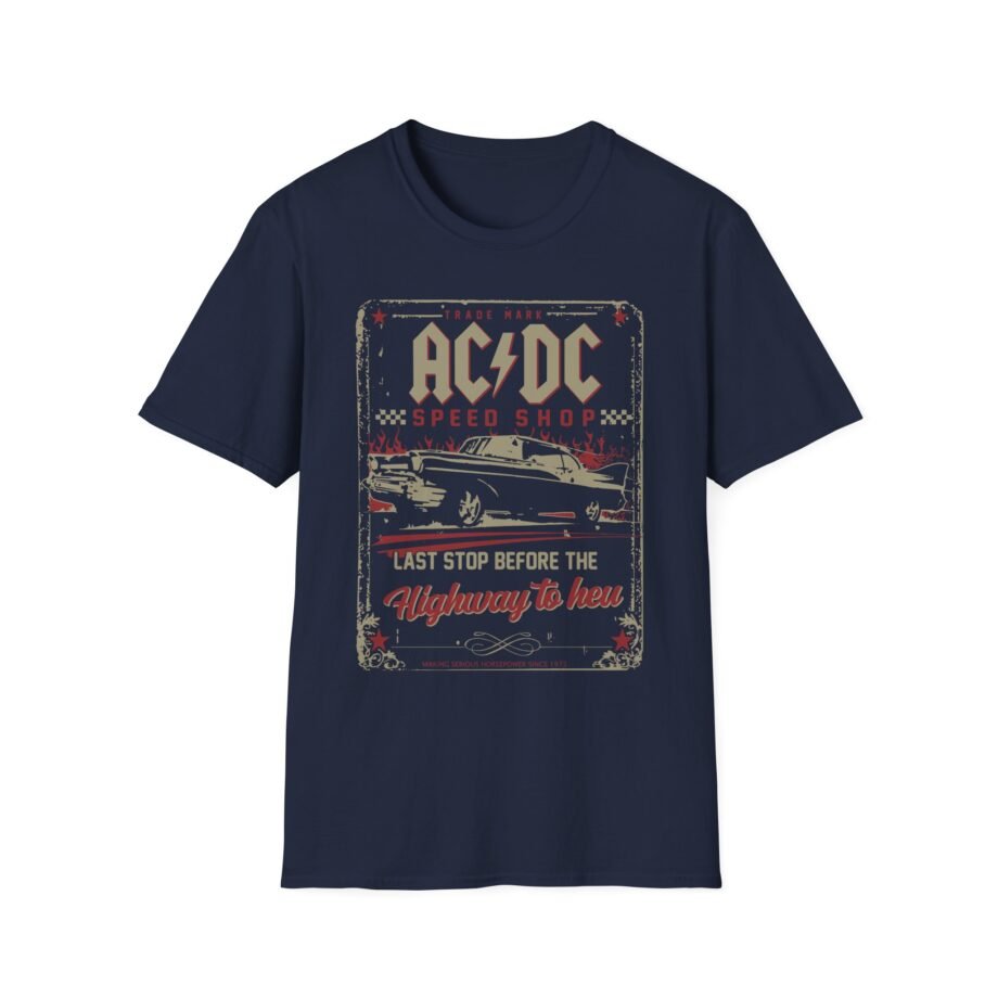 Acdc Speedshop Unisex Softstyle T-Shirt