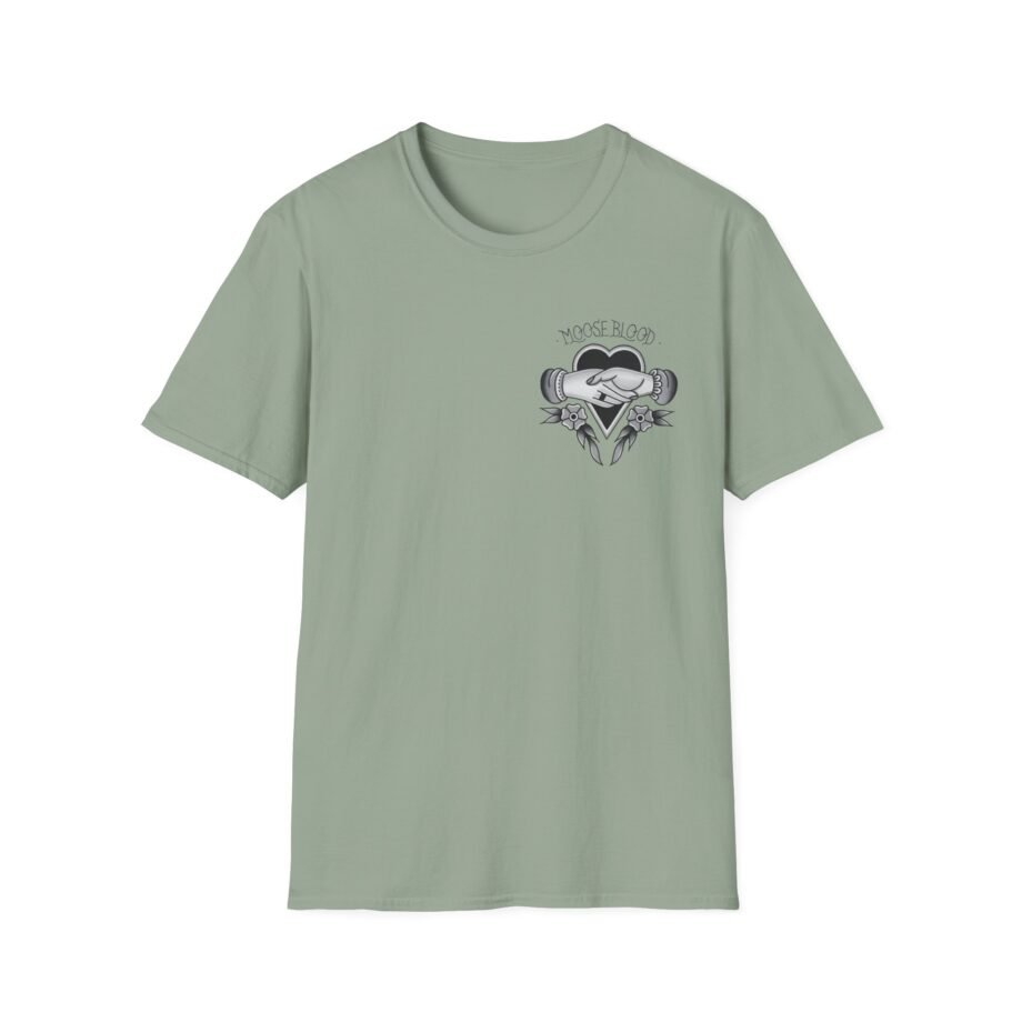 Moose Blood Traditional Tattoo Desig Unisex Softstyle T-Shirt