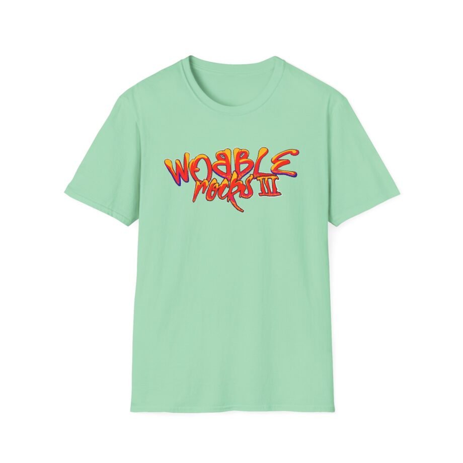 Ganja White Night Wobble Rocks Unisex Softstyle T-Shirt