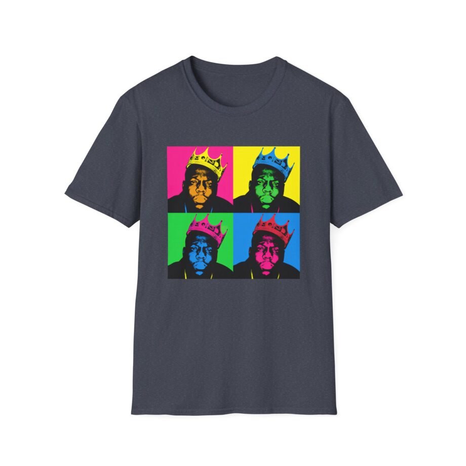 Biggie Smalls Crown Pop Art Unisex Softstyle T-Shirt