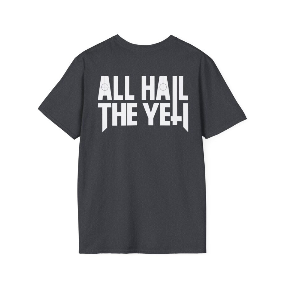 All Hail the Yeti Side Logo Unisex Softstyle T-Shirt
