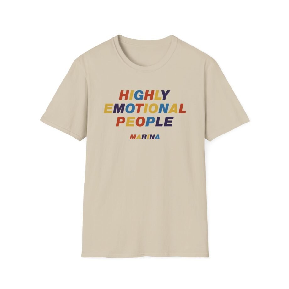 Marina Highly Emotional People Unisex Softstyle T-shirt