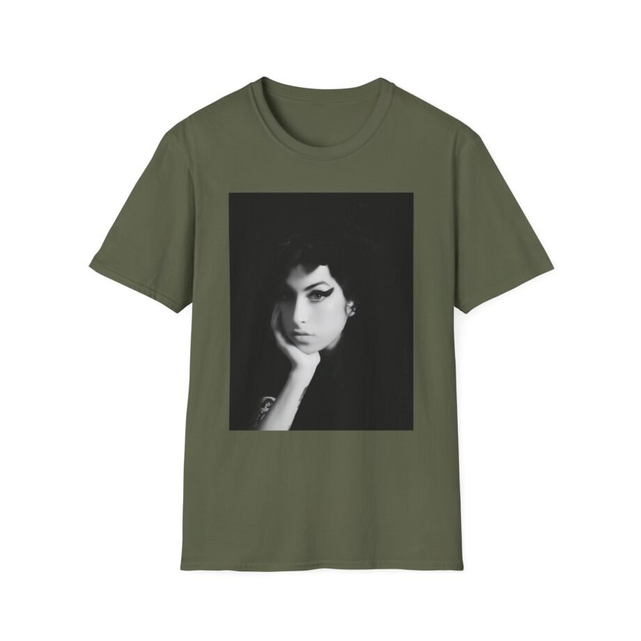 Amy Winehouse Portrait Unisex Softstyle T-Shirt