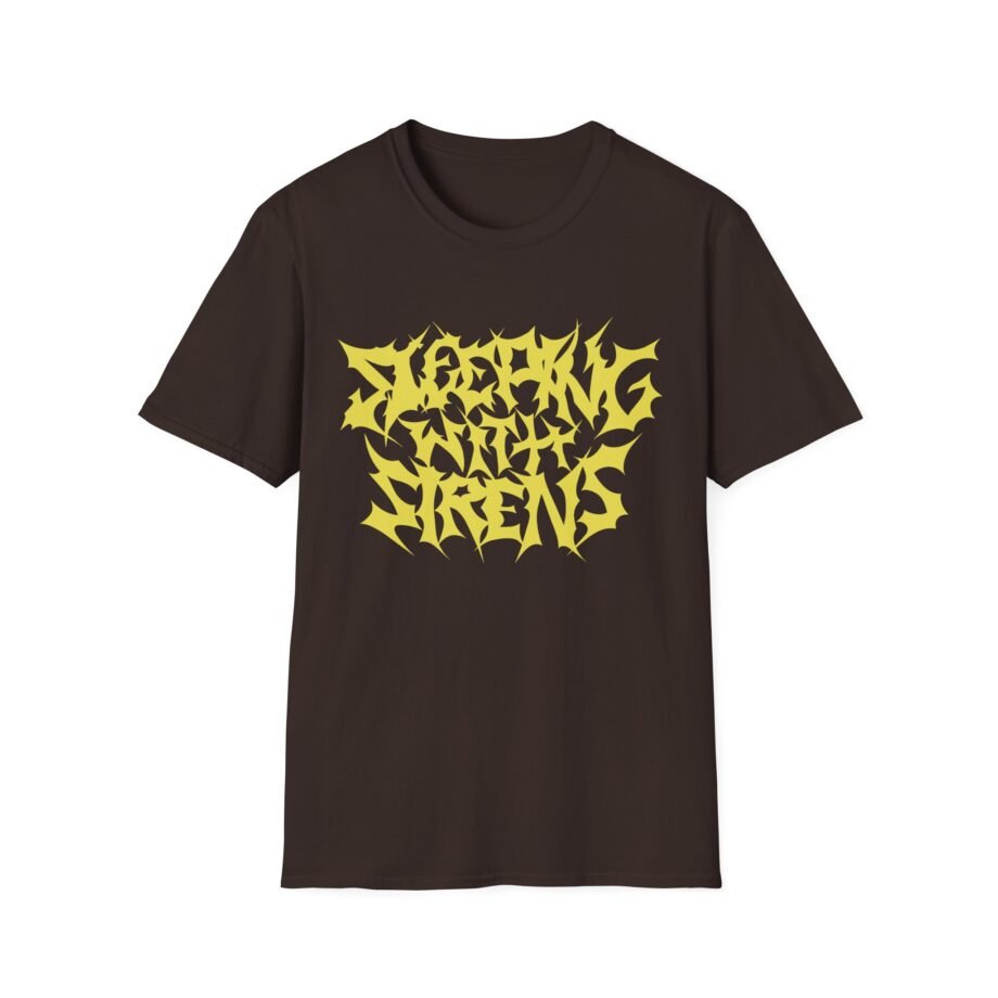 Sleeping With Sirens Metal Logo Unisex Softstyle T-Shirt