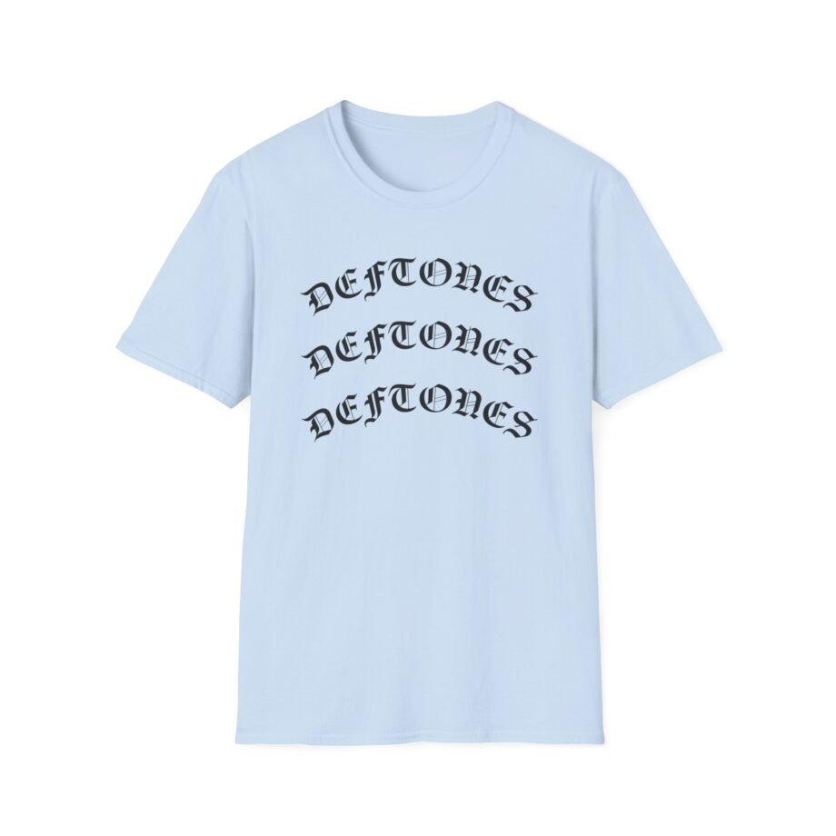 Deftones Gothic Logo Unisex Softstyle T-Shirt