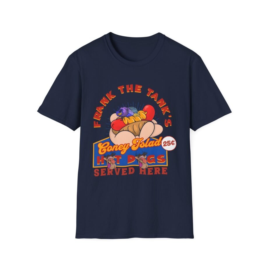 Detroit Lions Funny Frank the Tank Unisex Softstyle T-Shirt