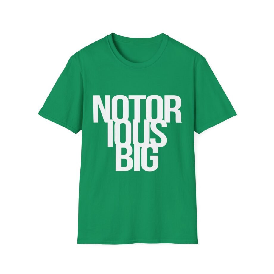 Biggie Smalls the Notorious B.i.g. Biker Unisex Softstyle T-Shirt