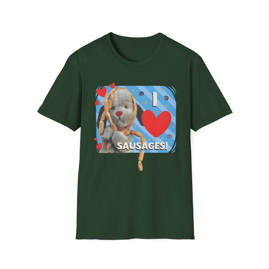Sweepersent Sweep I Love Sausages Unisex Softstyle T-Shirt
