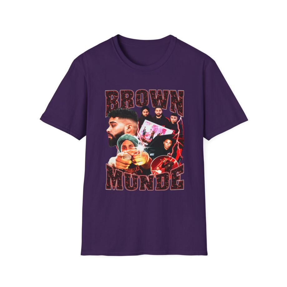 AP Dhillon Brown Munde Unisex Softstyle T-Shirt