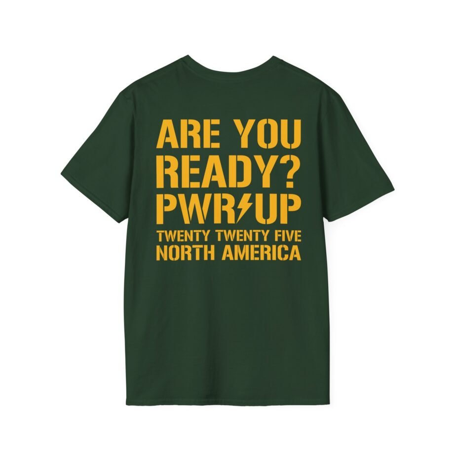 Acdc Are You Ready? Pwr Up 2025 Tour Unisex Softstyle T-Shirt