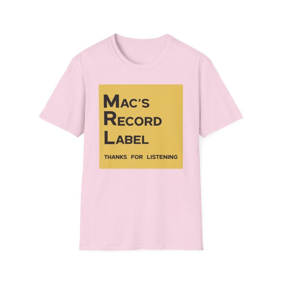 Mac Demarco Label Logo Unisex Softstyle T-Shirt