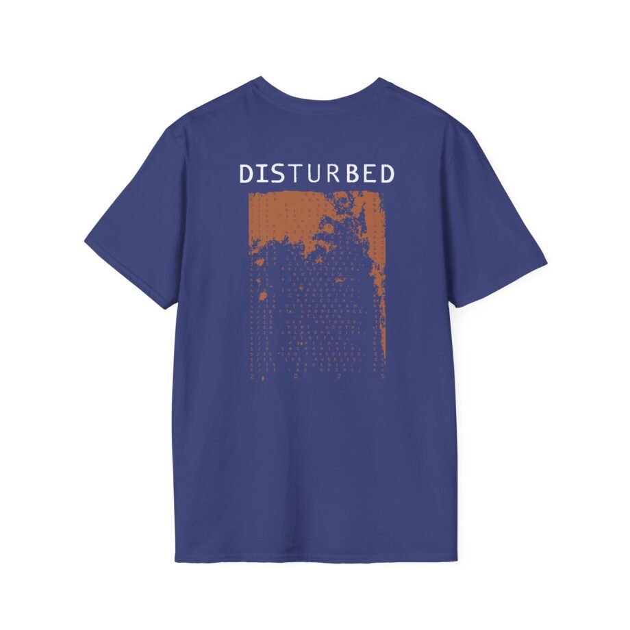 Disturbed Numb the Sickness Tour Unisex Softstyle T-Shirt