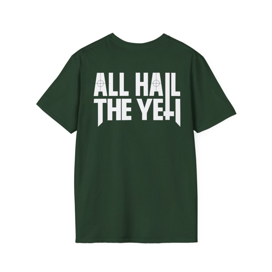 All Hail the Yeti Side Logo Unisex Softstyle T-Shirt