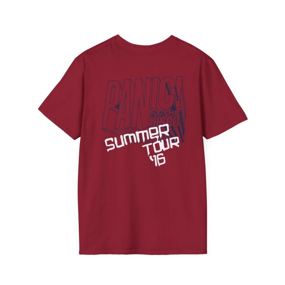 Panic at the Disco Big Block Winter Tour Unisex Softstyle T-Shirt