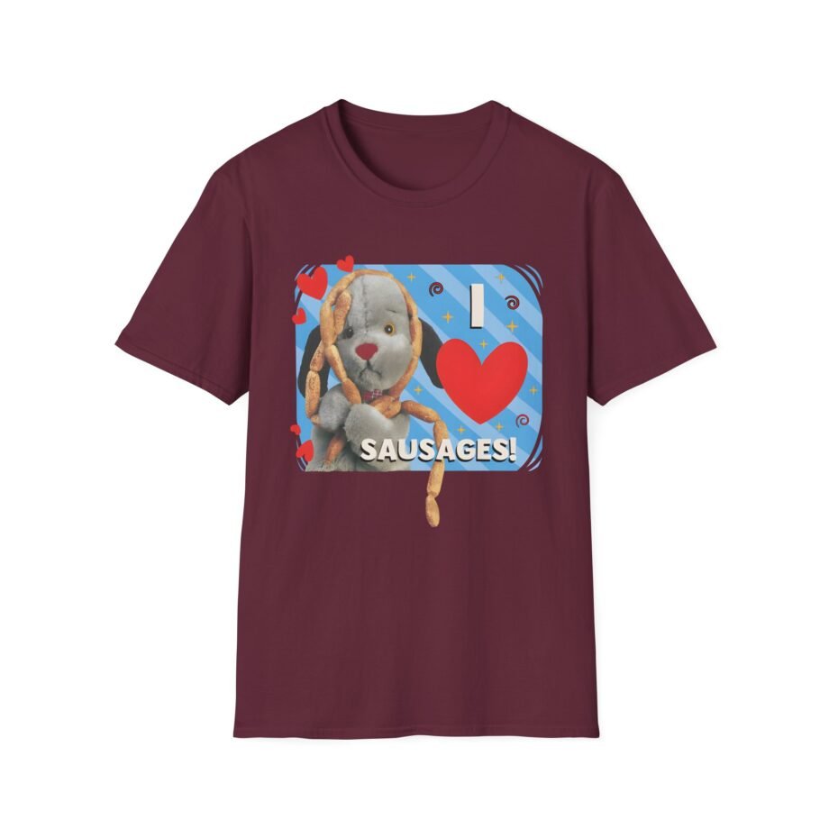 Sweepersent Sweep I Love Sausages Unisex Softstyle T-Shirt