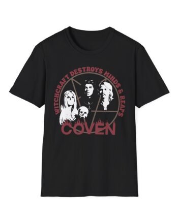 Coven Witchcraft Destroys Minds & Reaps Souls Unisex Softstyle T-Shirt
