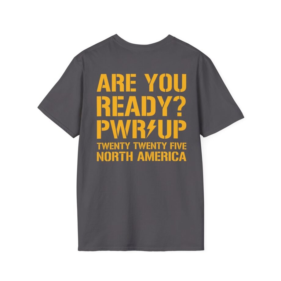 Acdc Are You Ready? Pwr Up 2025 Tour Unisex Softstyle T-Shirt