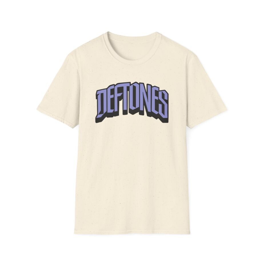 Deftones Tack Twill Logo Unisex Softstyle T-Shirt