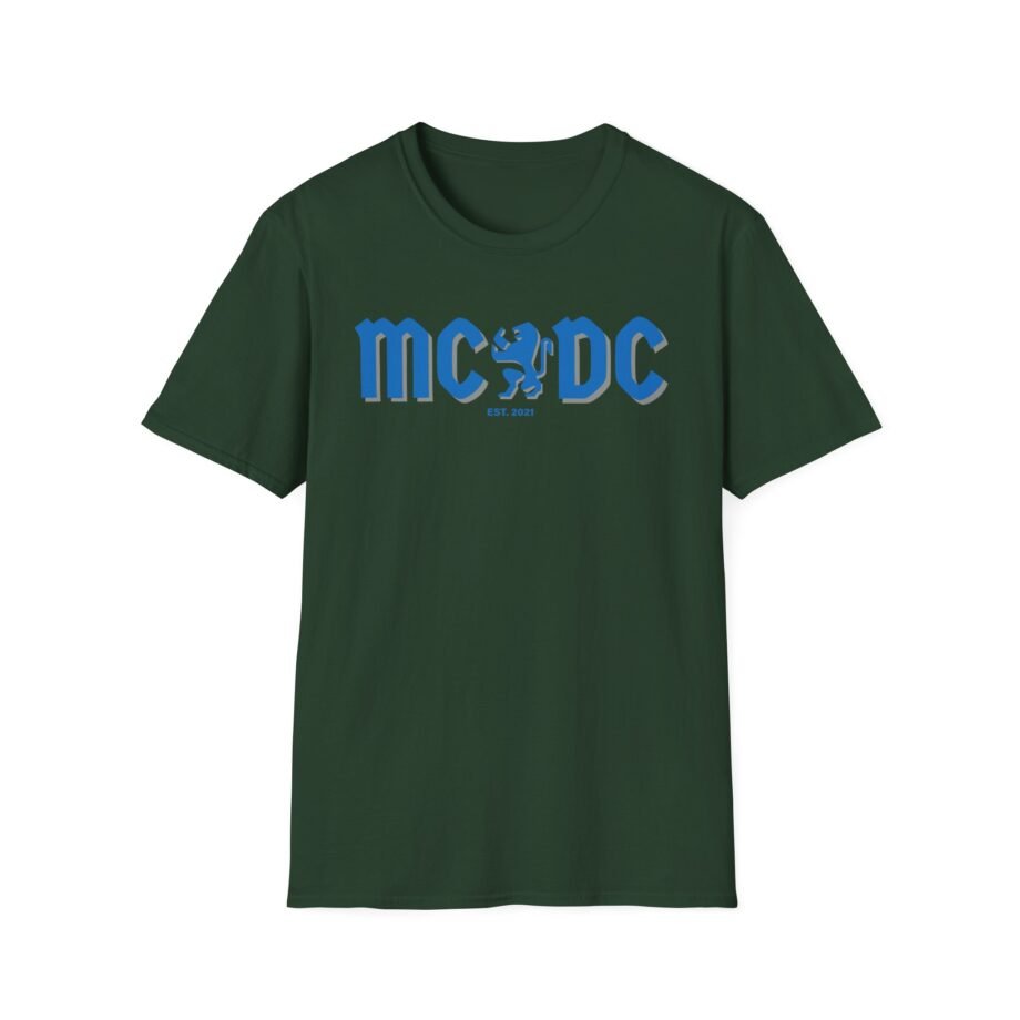 Detroit Lions Mc/dc Logo Unisex Softstyle T-Shirt