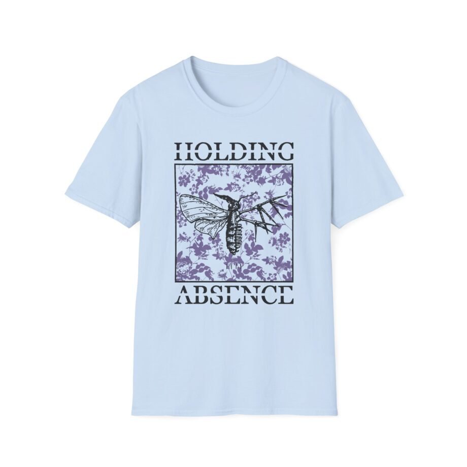 Holding Absence Floral Moth Unisex Softstyle T-Shirt