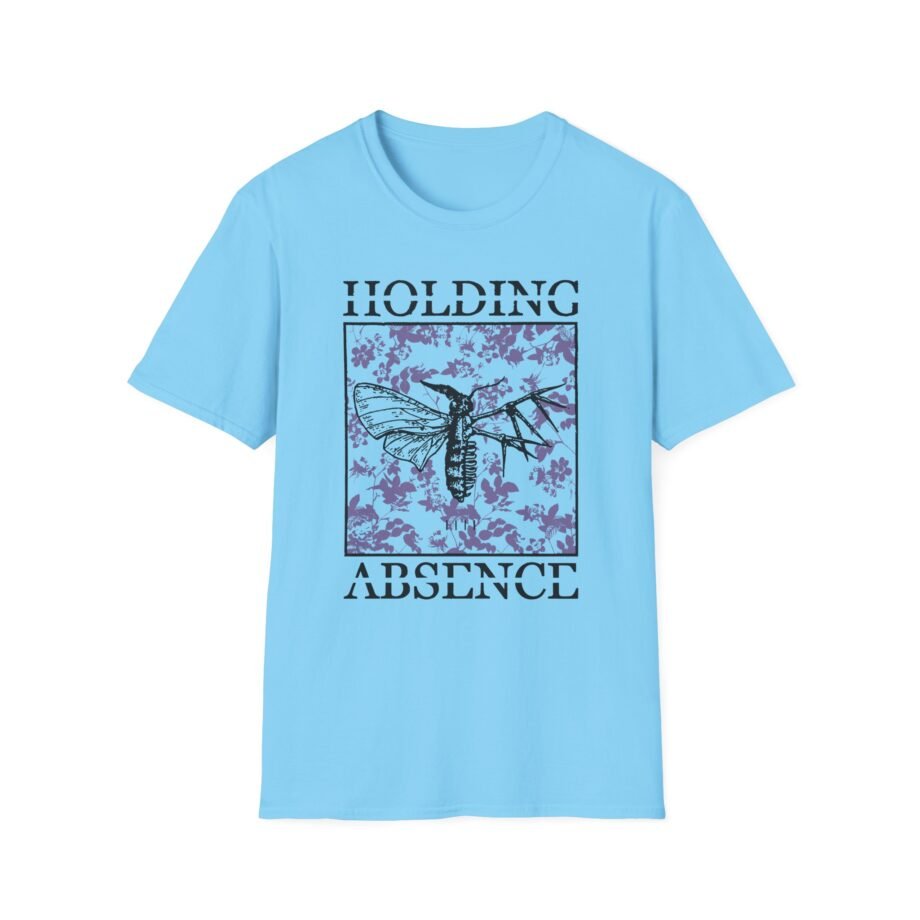 Holding Absence Floral Moth Unisex Softstyle T-Shirt